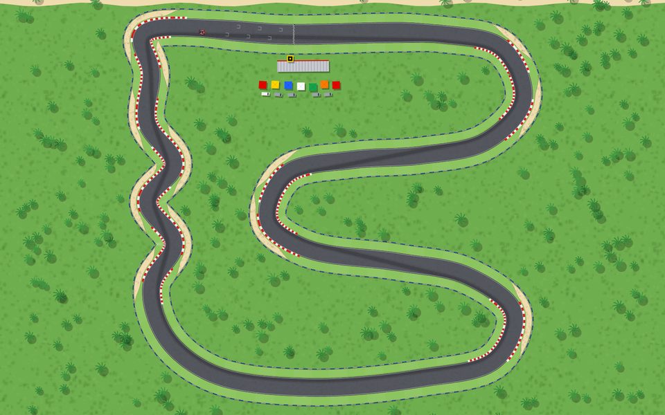 Circuit La Corniche vu du ciel