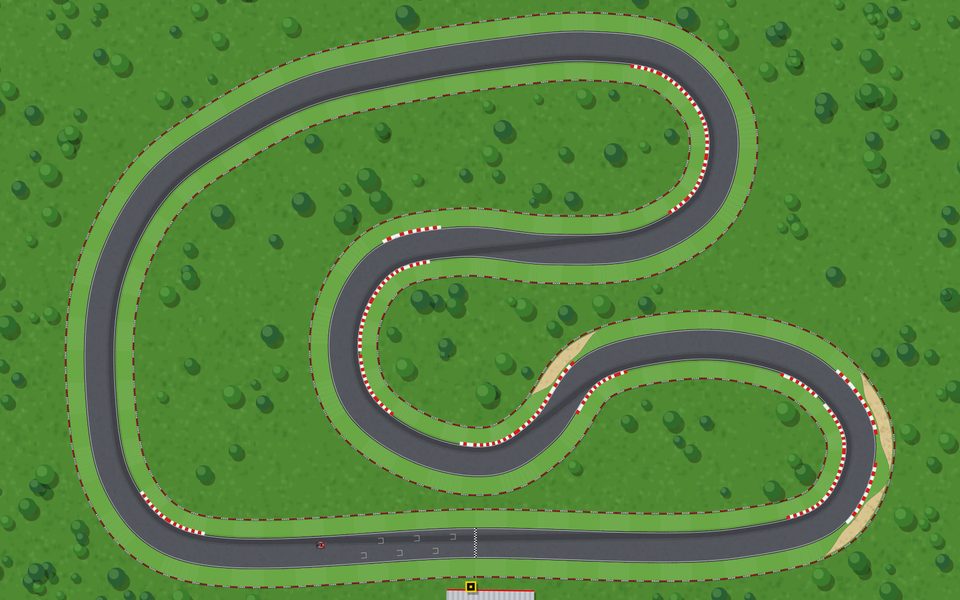 Circuit La Vipère vu du ciel