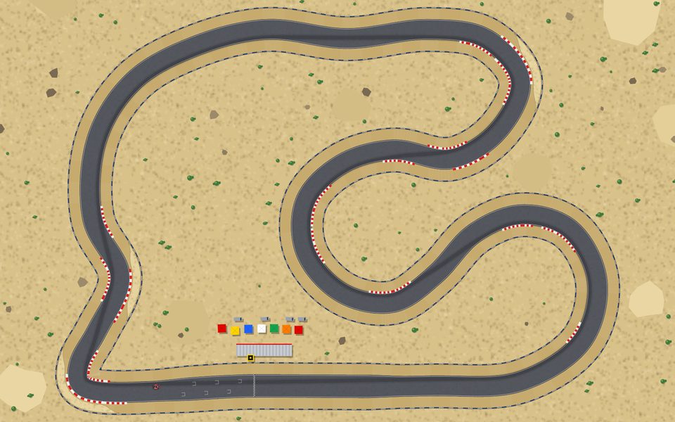 Circuit Les Dunes vu du ciel