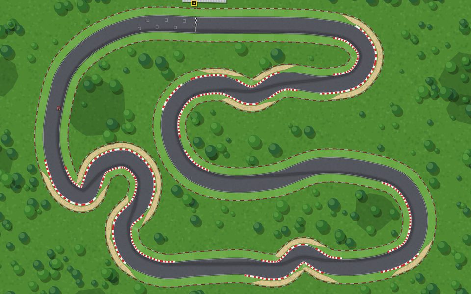 Circuit Les Épingles vu du ciel