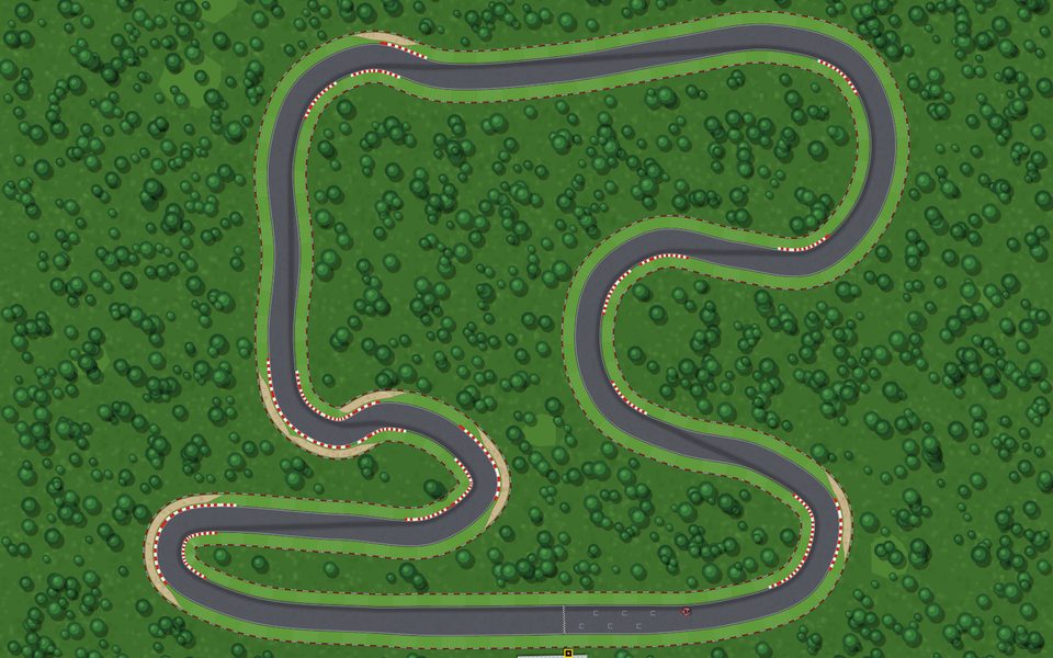 Circuit Les Fagnes vu du ciel
