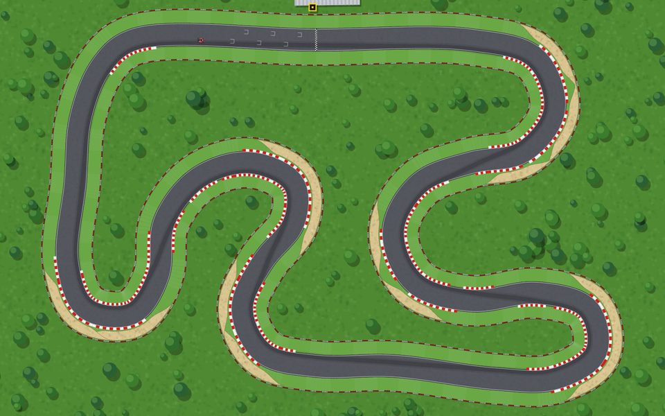 Circuit Les Lacets vu du ciel
